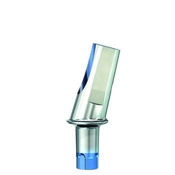 Абатмент SICvantage Standard Abutment blue,anterior,15°angle,GH 1.0 mm(incl.Screw  and Cap) (Более 14 мес)